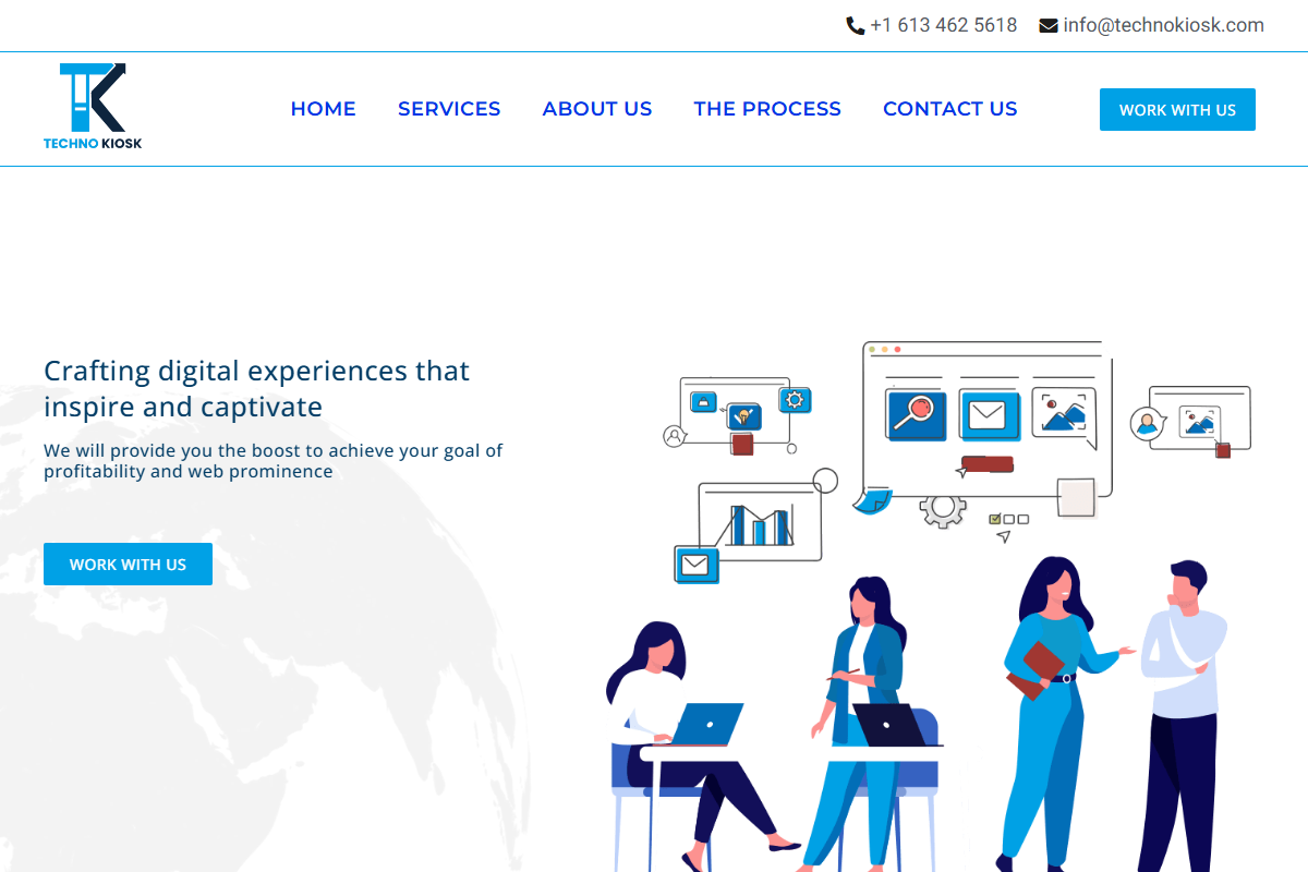 Screenshot of technokiosk.com